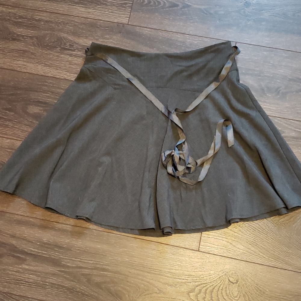 Cute gray flare skirt